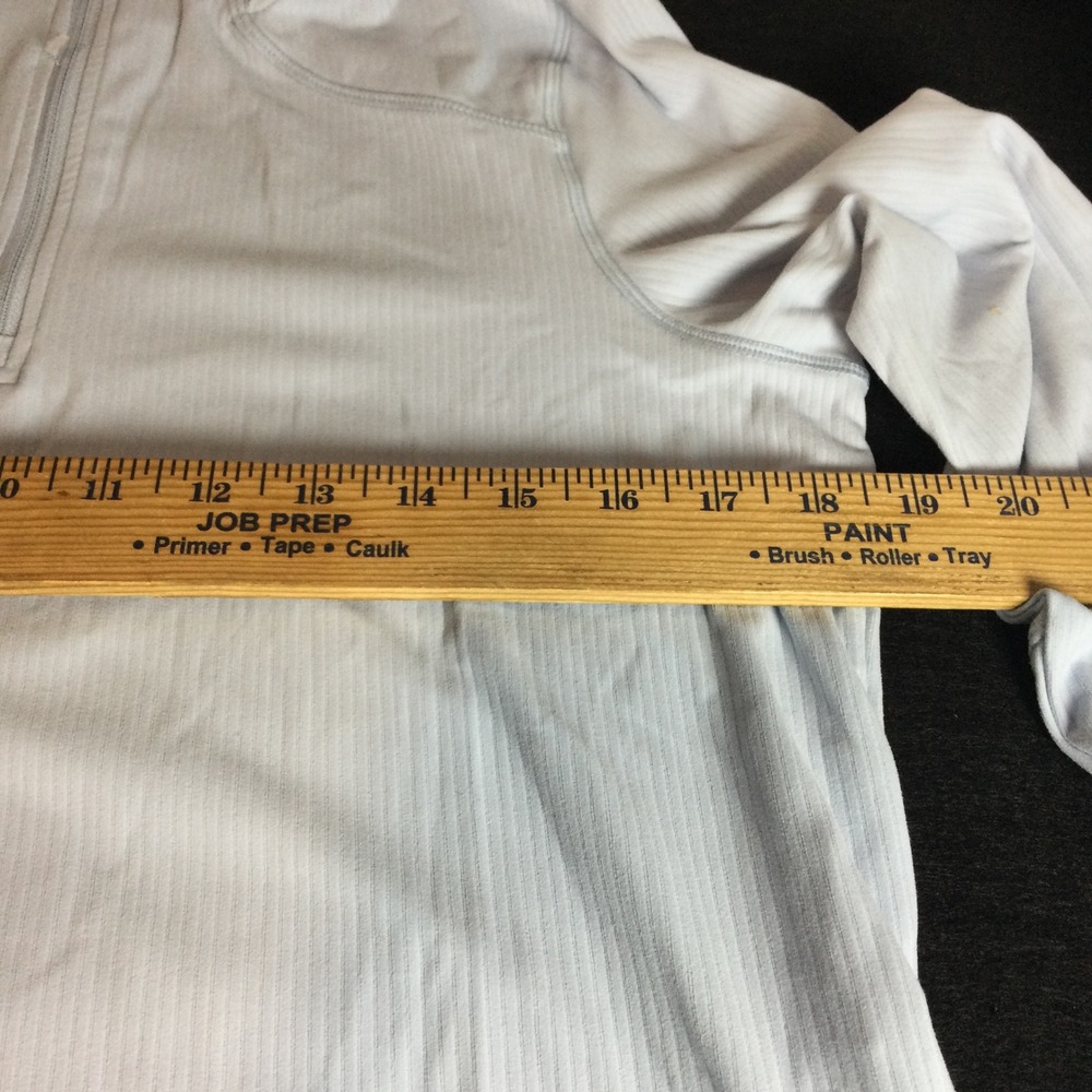 MondettaLight Blue Athletic Quarter Zip Long Sleeve‎ Top Thumbholes Women's M - Picture 6 of 8